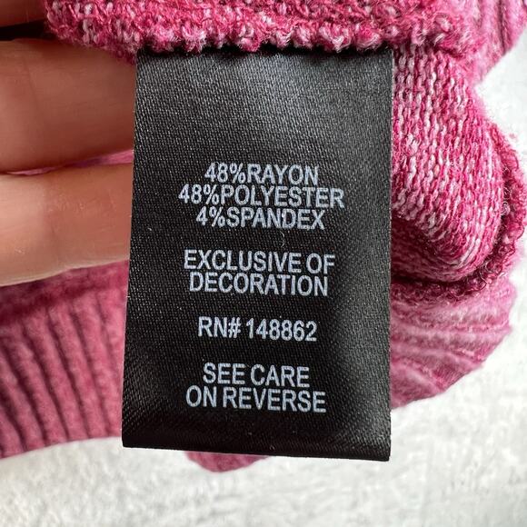 Torrid Plus 2 2X Sweatshirt Super Soft Plush V-Neck Lace Pieced Sleeve Raglan - Picture 6 of 11